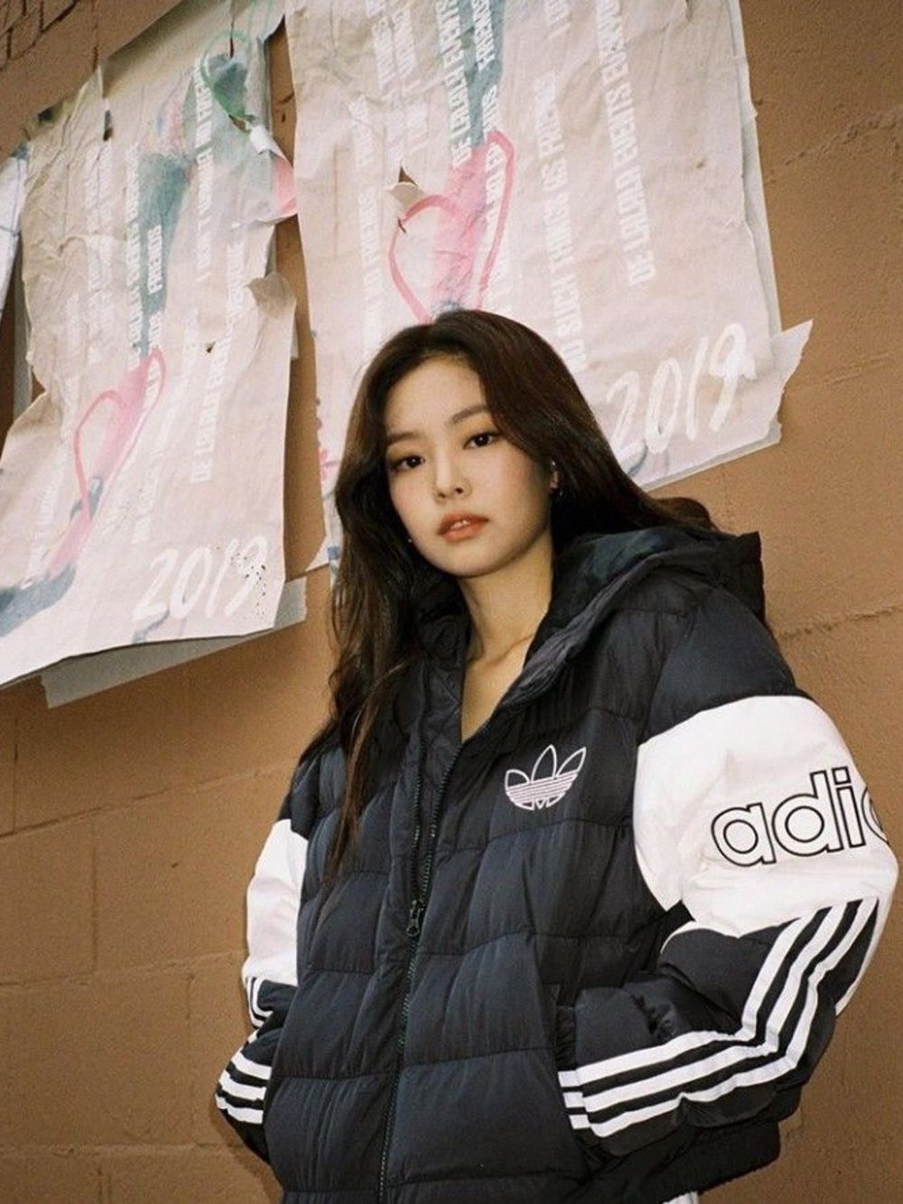 Women's Adidas Colorblock Puffer Jacket